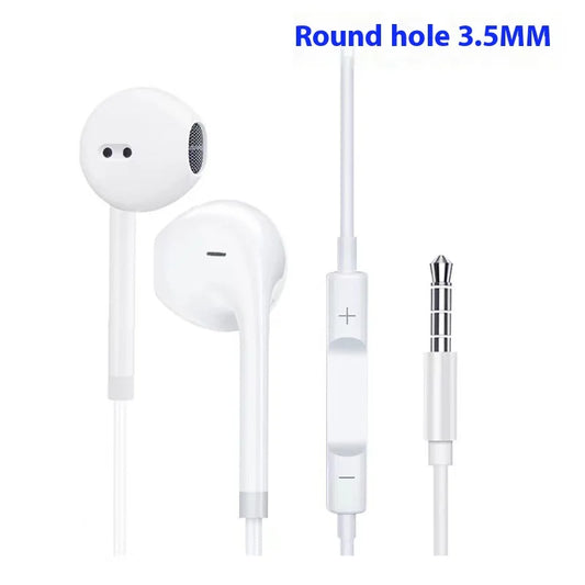 Pc Earbuds with Microphone In-Ear Usb C Headphone for Pc 3.5Mm Swimming Earbuds with Stereo Audio Applicable round Cable