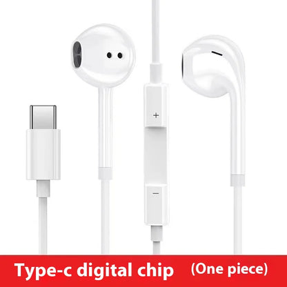 Pc Earbuds with Microphone In-Ear Usb C Headphone for Pc 3.5Mm Swimming Earbuds with Stereo Audio Applicable round Cable