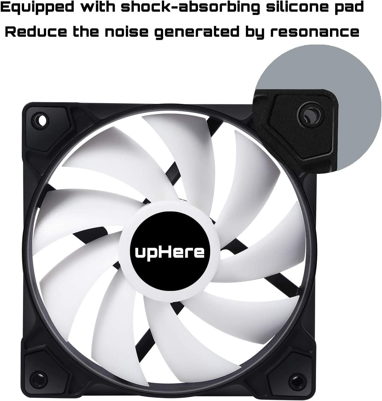 120Mm 3-Pin High Airflow Long Life Case Fan for PC Cases, CPU Coolers, and Radiators 3-Pack,Sr12-Bw3-3-Us