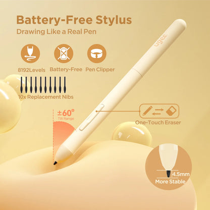 S640 Graphics Drawing Tablet 6.3"X 4" Pen Tablet for Linux, Mac, Windows PC and Android OSU