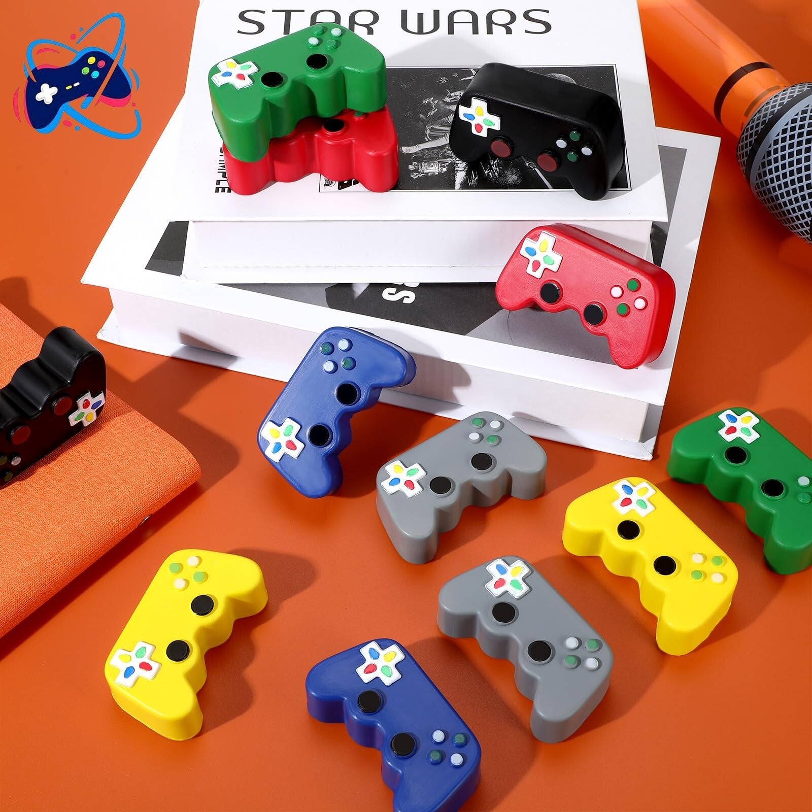 Wettarn Video Game Party Favors Gamer Video Game Controller Shaped Stress Toy...