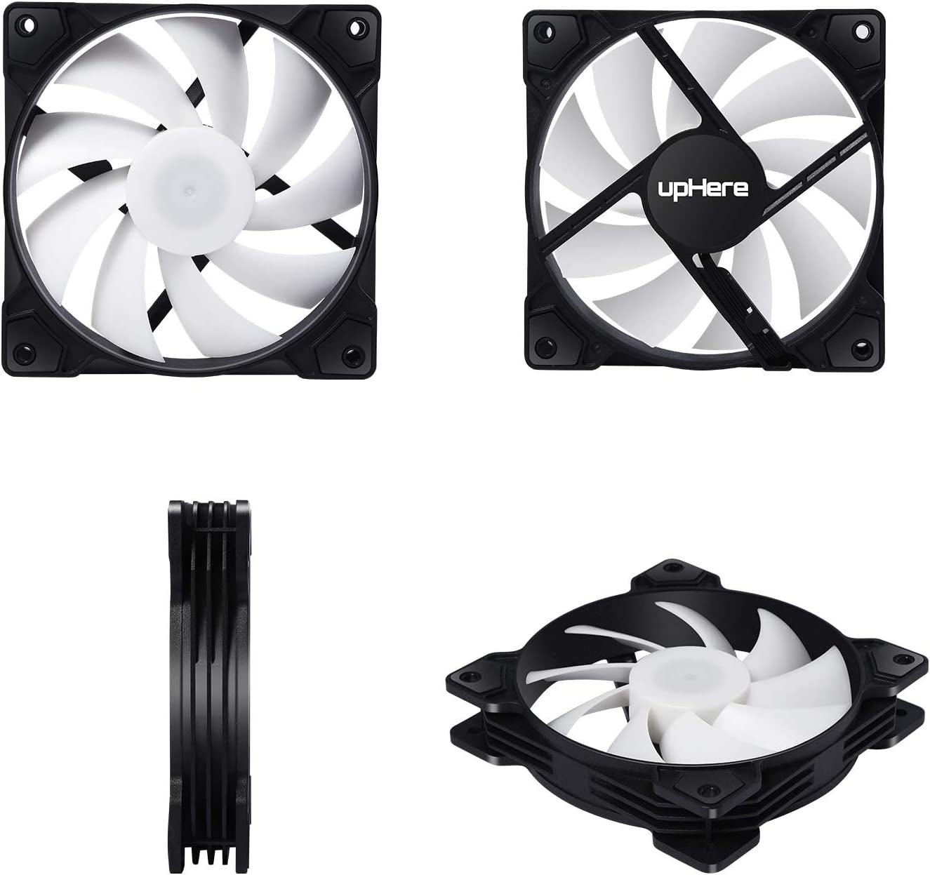 120Mm 3-Pin High Airflow Long Life Case Fan for PC Cases, CPU Coolers, and Radiators 3-Pack,Sr12-Bw3-3-Us