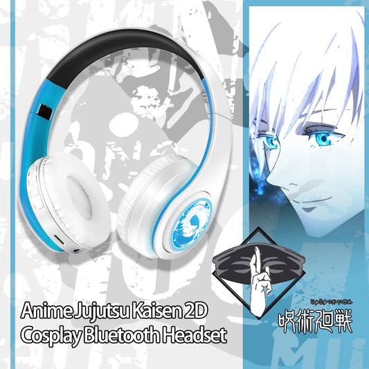 Wireless Silent Disco Headphone Anime Arknights Exusiai Stereo Bluetooth Headphone for Playing Games Sport Earphone with Mic