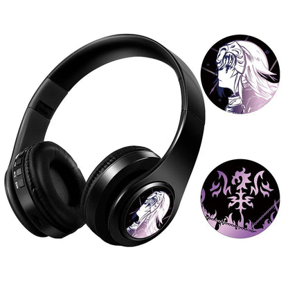 Wireless Silent Disco Headphone Anime Arknights Exusiai Stereo Bluetooth Headphone for Playing Games Sport Earphone with Mic