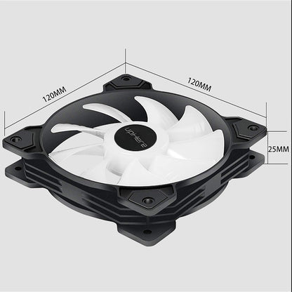 120Mm 3-Pin High Airflow Long Life Case Fan for PC Cases, CPU Coolers, and Radiators 3-Pack,Sr12-Bw3-3-Us