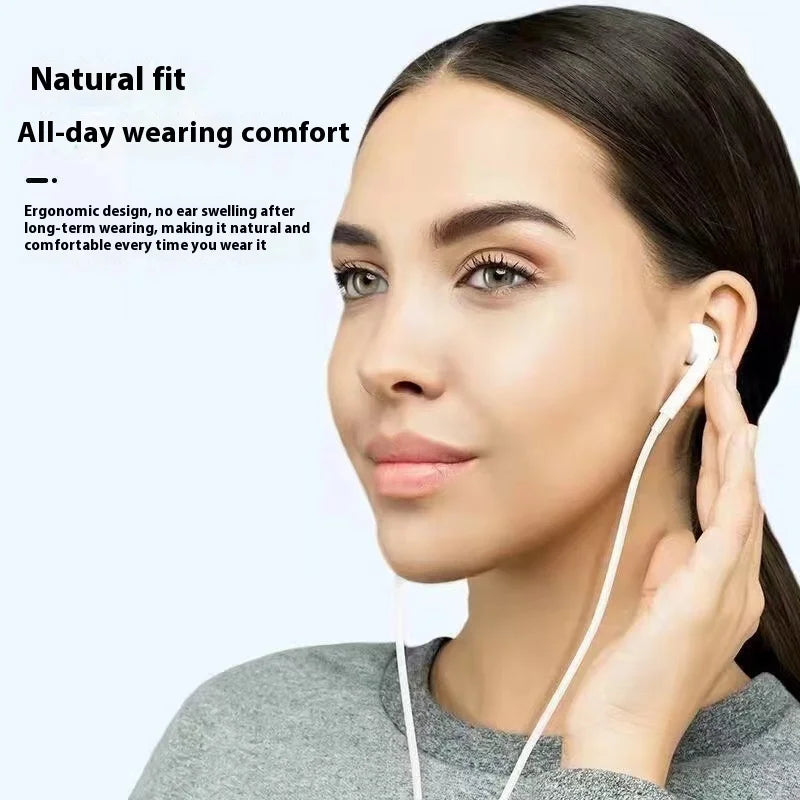 Pc Earbuds with Microphone In-Ear Usb C Headphone for Pc 3.5Mm Swimming Earbuds with Stereo Audio Applicable round Cable