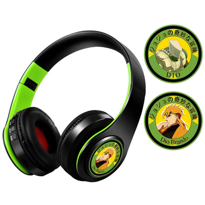 Wireless Silent Disco Headphone Anime Arknights Exusiai Stereo Bluetooth Headphone for Playing Games Sport Earphone with Mic